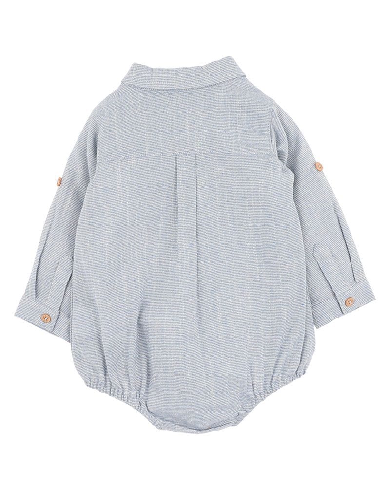 Bebe by Minihaha Boys Tops Oliver Stripe Shirt Bodysuit