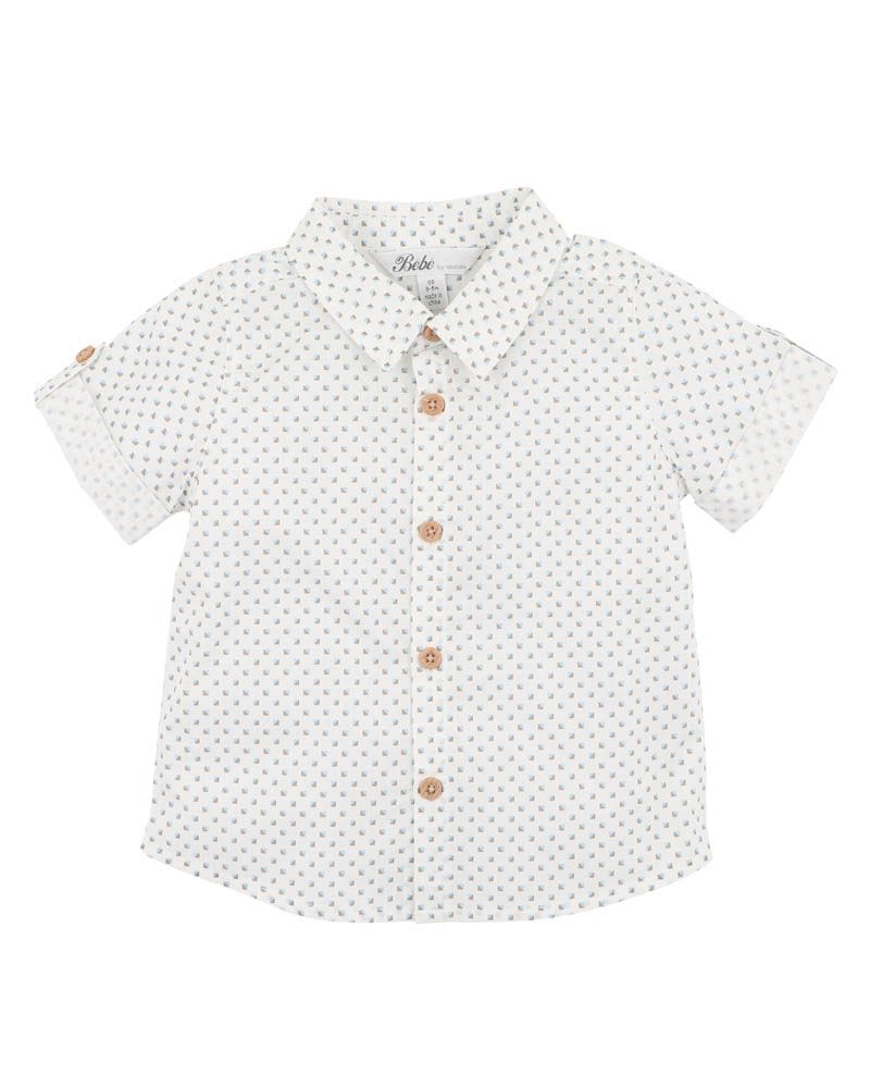 Bebe by Minihaha Boys Tops Roman Geo Shirt