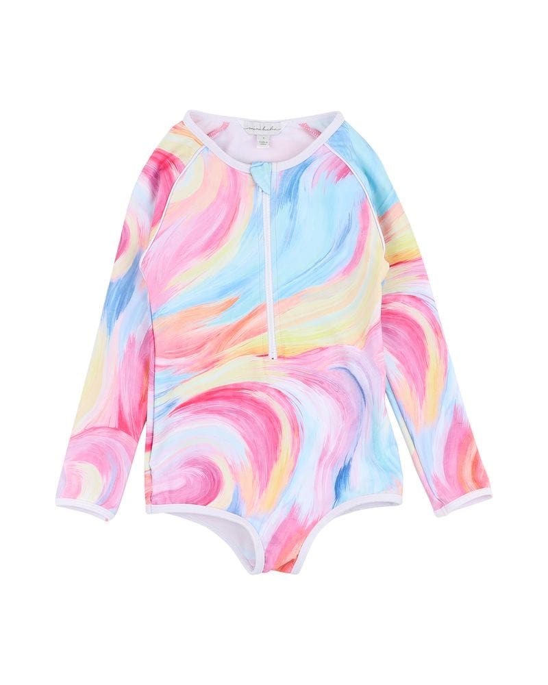 Bebe by Minihaha Girls All In One 3Y Cali LS Rashsuit