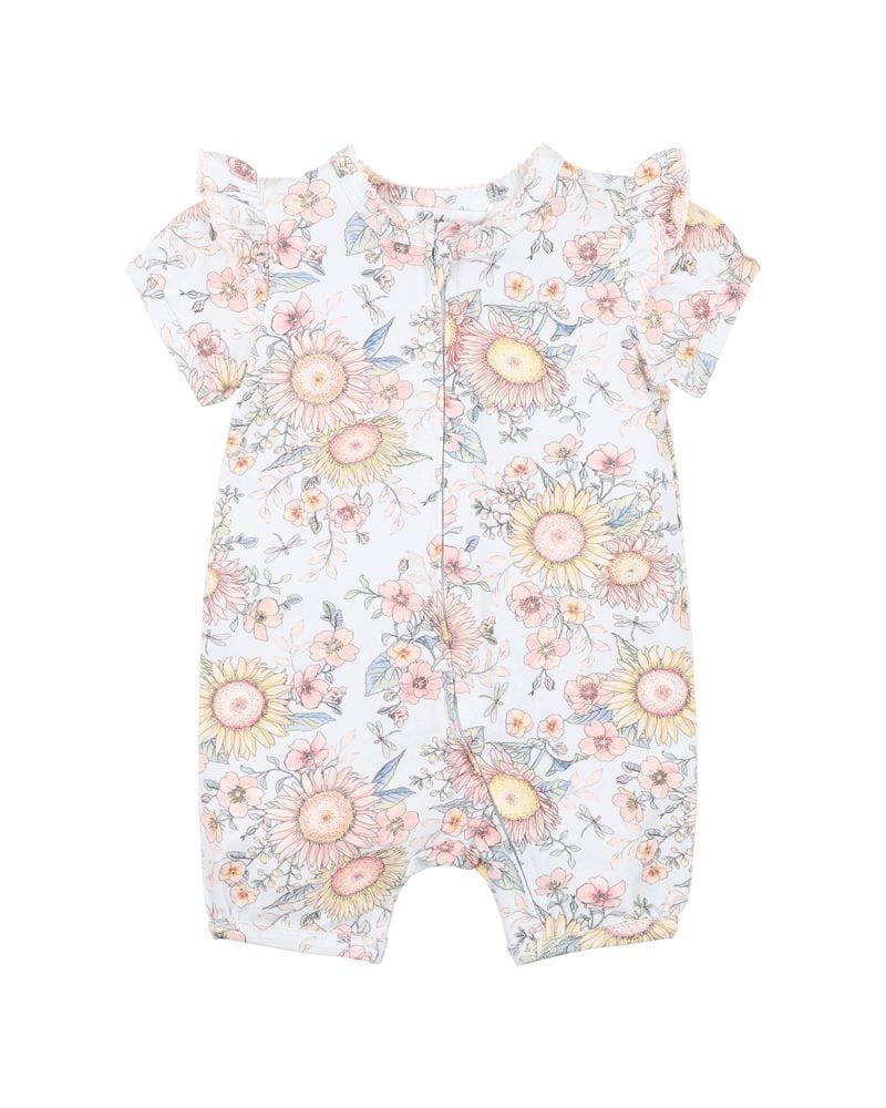 Bebe by Minihaha Girls All In One Abby Zip Romper