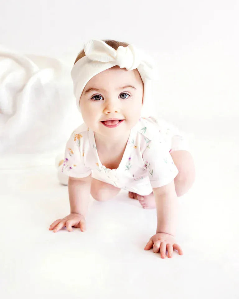 Bebe by Minihaha Girls All In One Eliza Print Eco Cosy S/S Romper