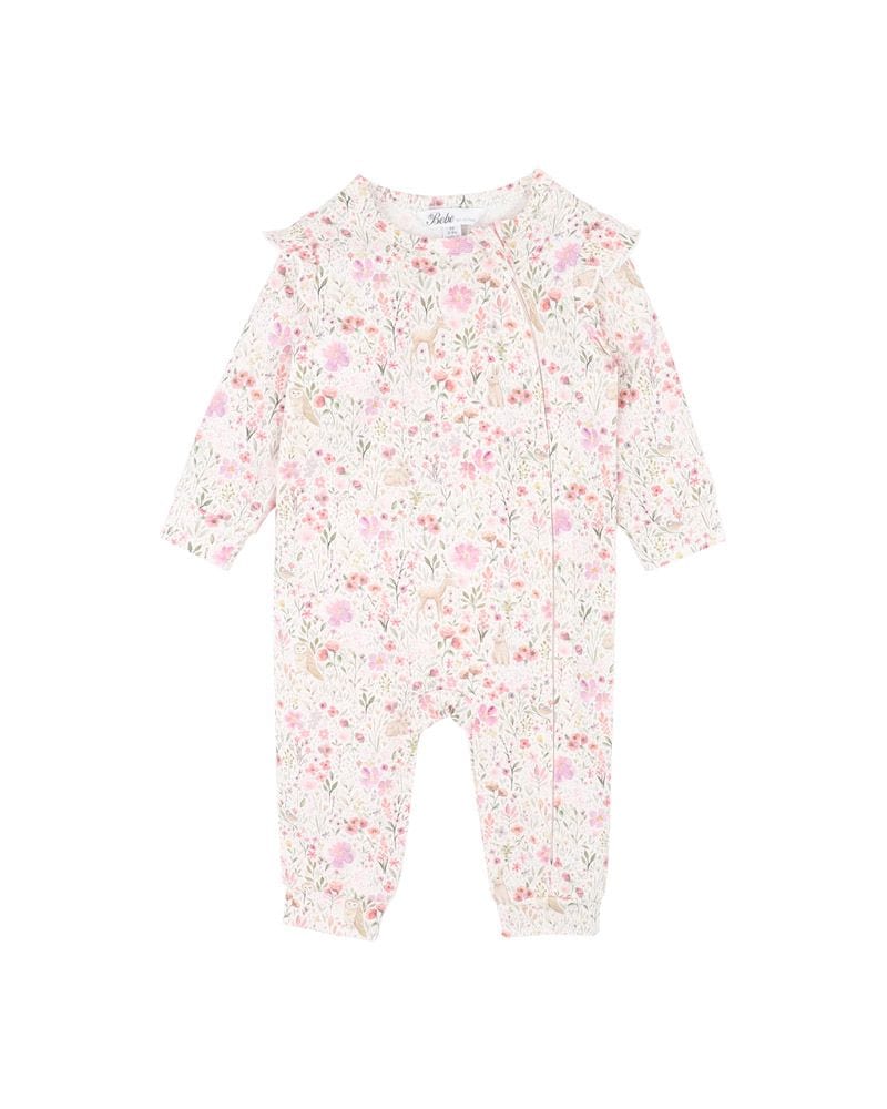 Bebe by Minihaha Girls All In One Flossy Zip Romper