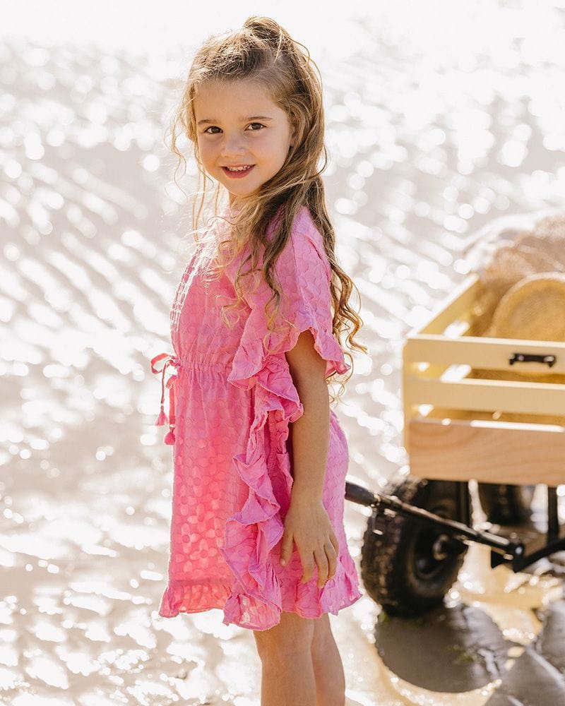 Bebe by Minihaha Girls All In One Girls Pink Kaftan