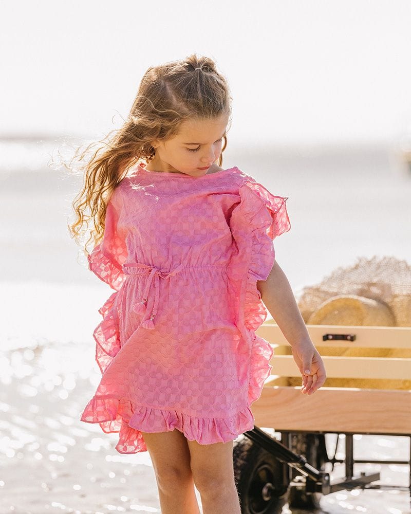 Bebe by Minihaha Girls All In One Girls Pink Kaftan