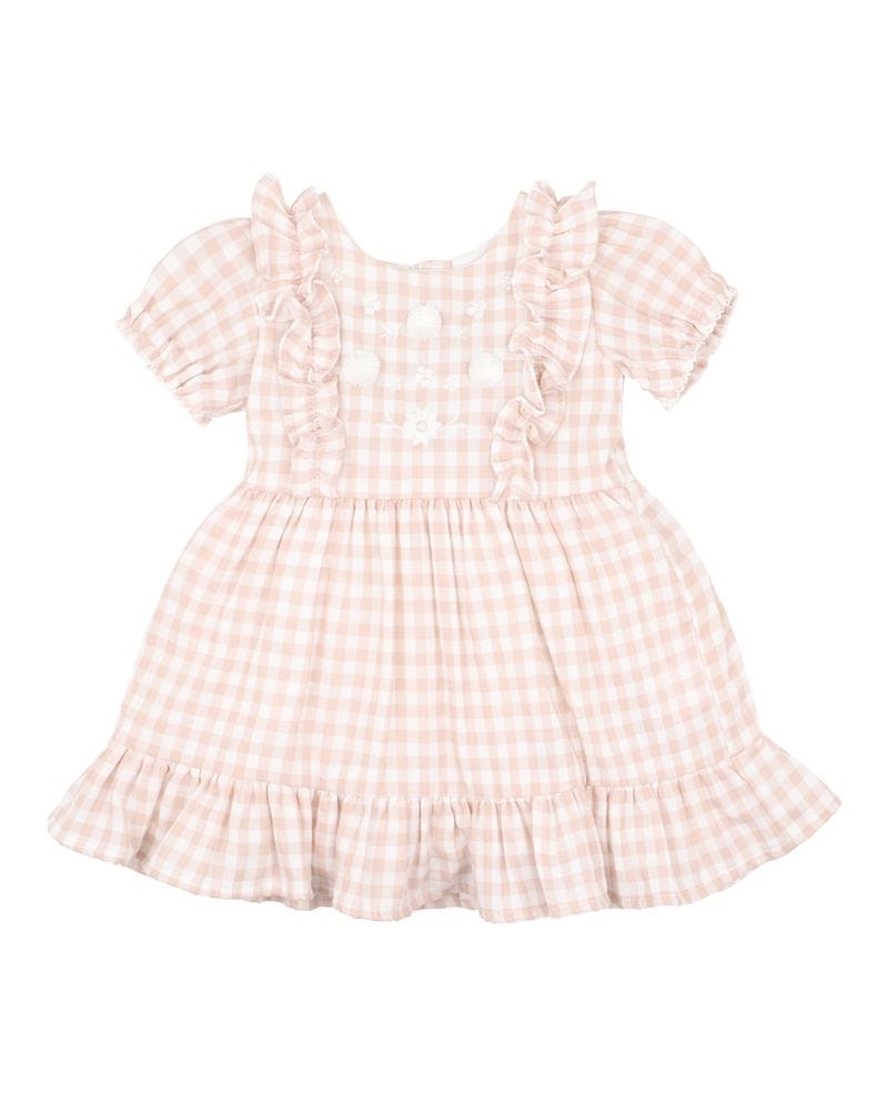 Bebe by Minihaha Girls All In One Morgan Gingham Dress