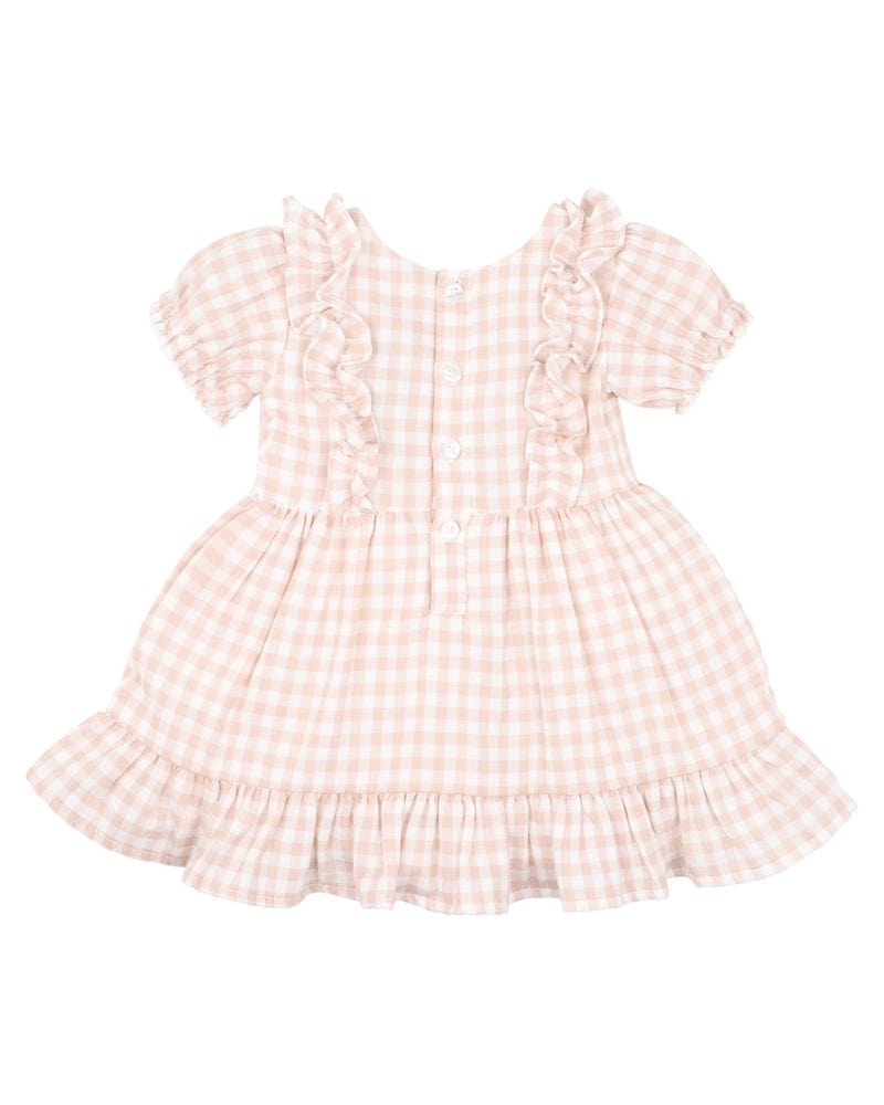 Bebe by Minihaha Girls All In One Morgan Gingham Dress