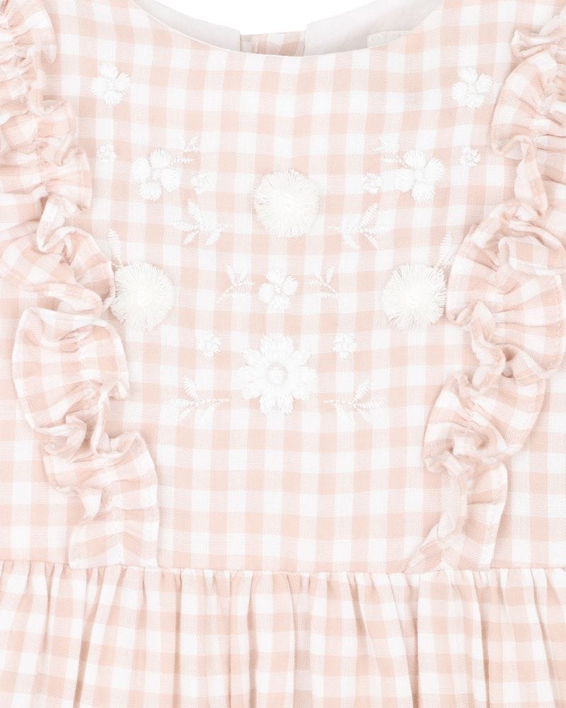 Bebe by Minihaha Girls All In One Morgan Gingham Dress