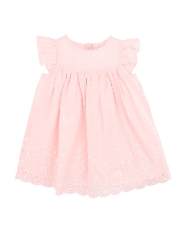 Bebe by Minihaha Girls Dress Chelsea Broderie Hem Dress