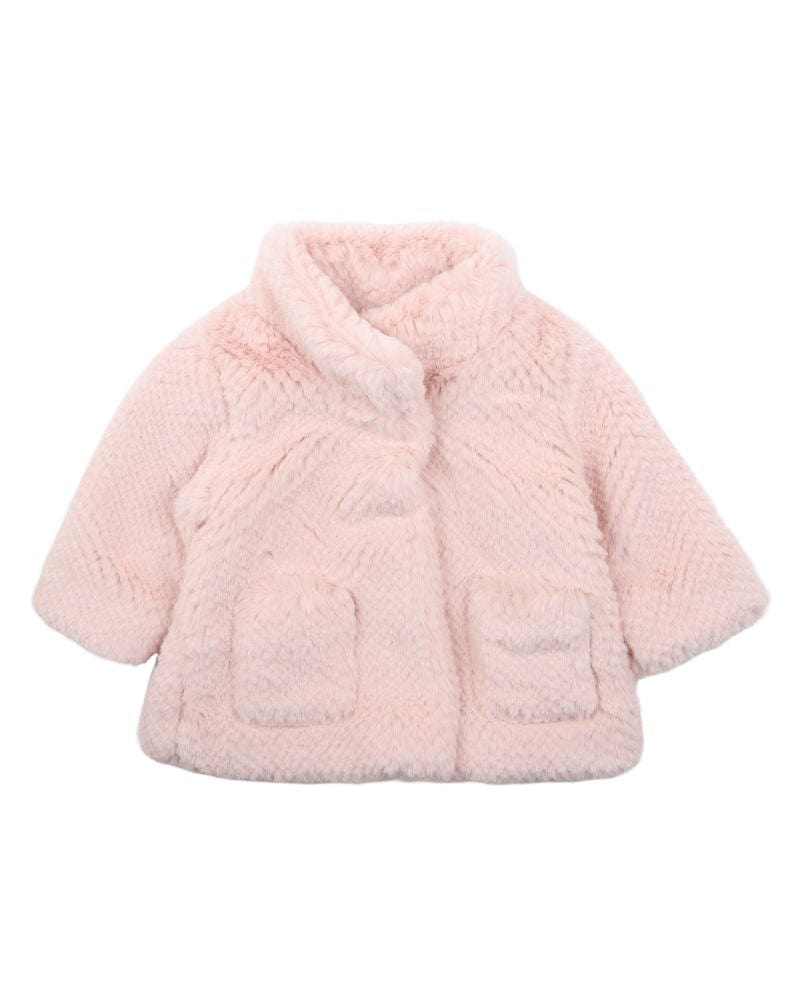 Bebe by Minihaha Girls Jacket Dotti Faux Fur Coat
