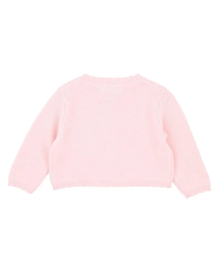 Bebe by Minihaha Girls Jumper Pink Icing Knitted Cardigan