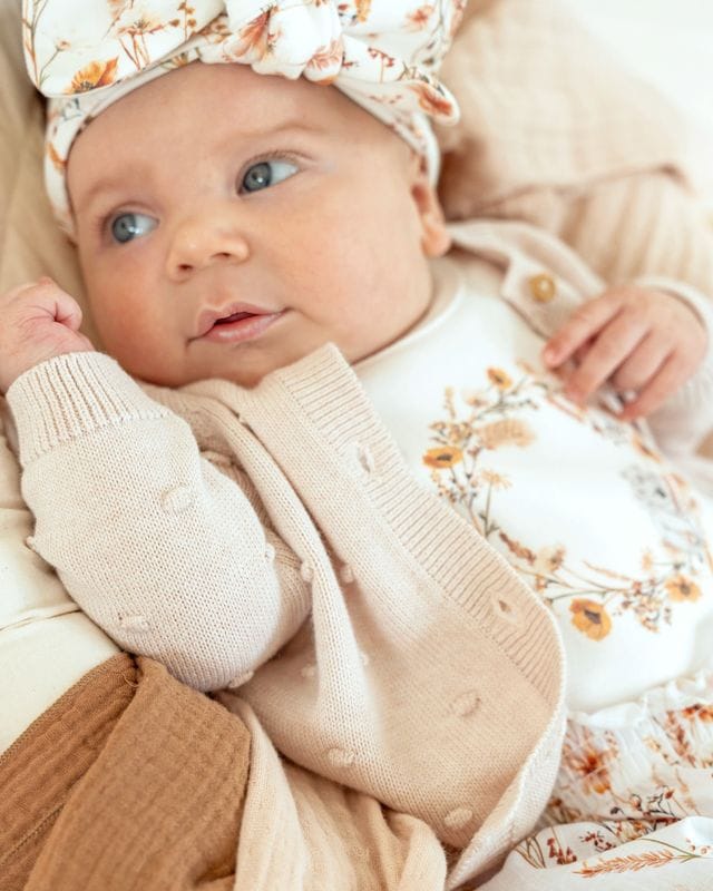 Bebe by Minihaha Girls Jumper Taylor Organic Cardigan