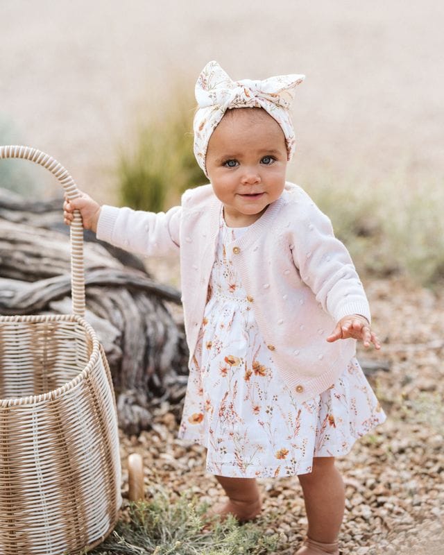 Bebe by Minihaha Girls Jumper Taylor Organic Cardigan