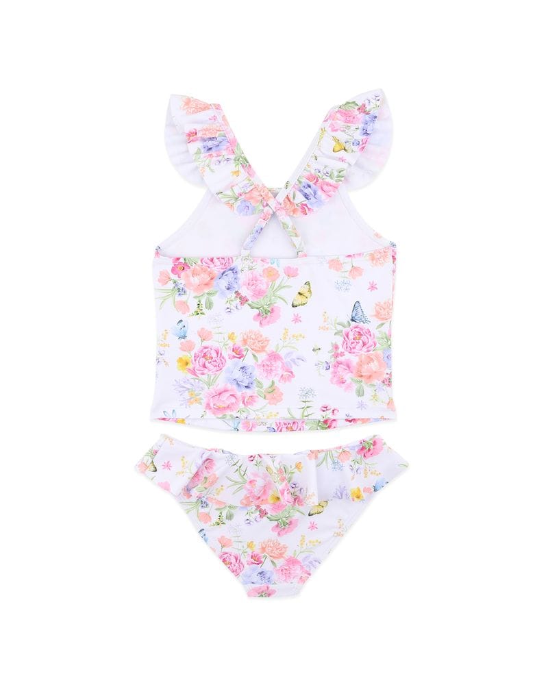 Bebe by Minihaha Girls Swimwear Bianca White Tankini