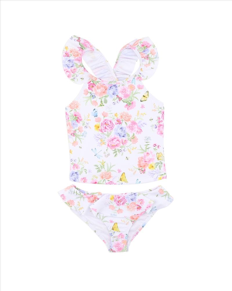 Bebe by Minihaha Girls Swimwear Bianca White Tankini