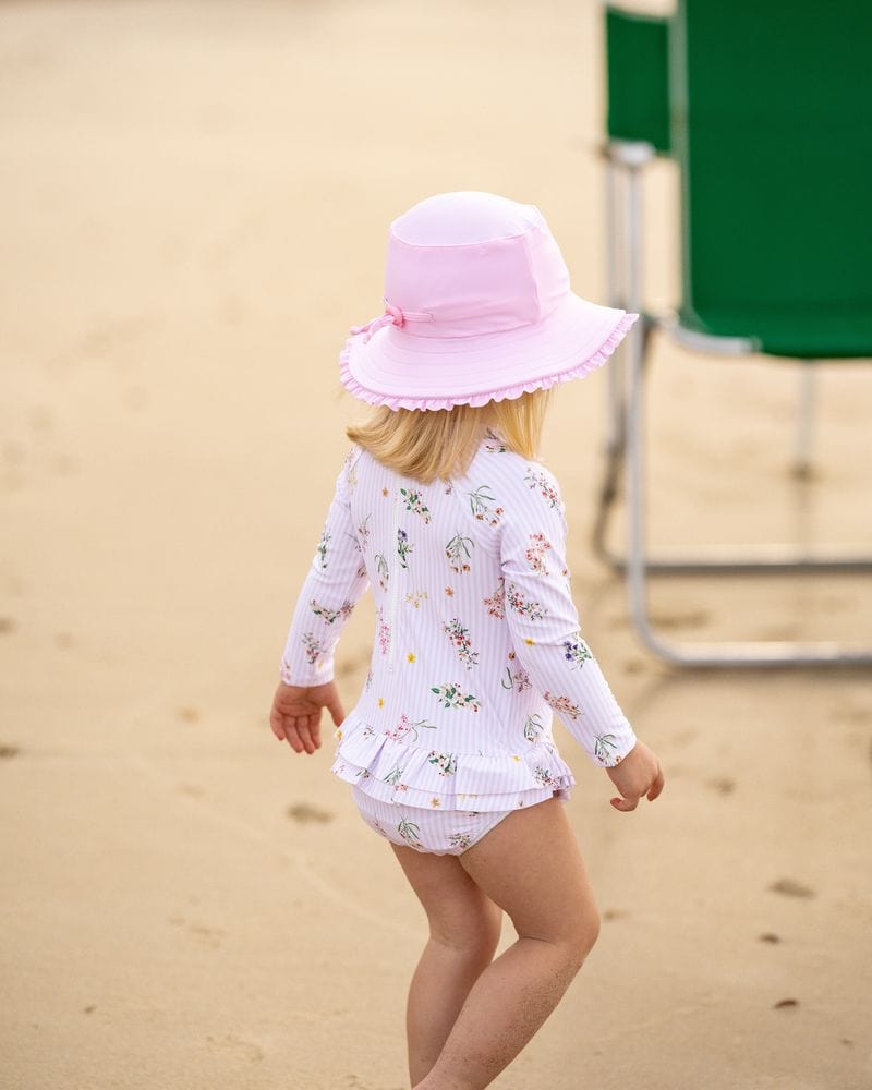 Bebe by Minihaha Girls Swimwear Myra L/S Sunsuit