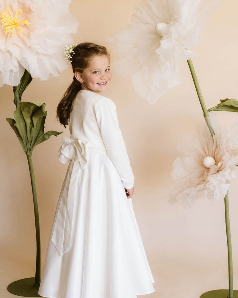 Bebe by Minihaha Girls Swimwear Scalloped Edge Organic Cardigan