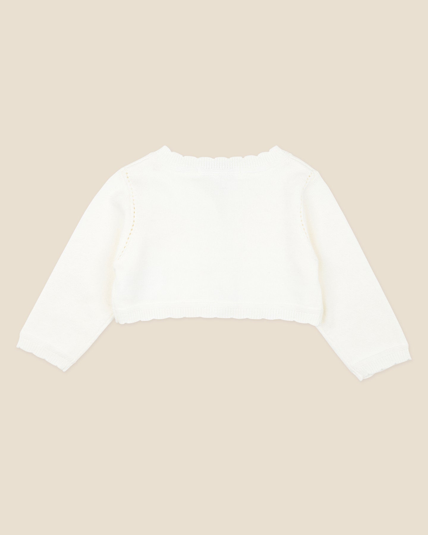 Bebe by Minihaha Girls Swimwear Scalloped Edge Organic Cardigan