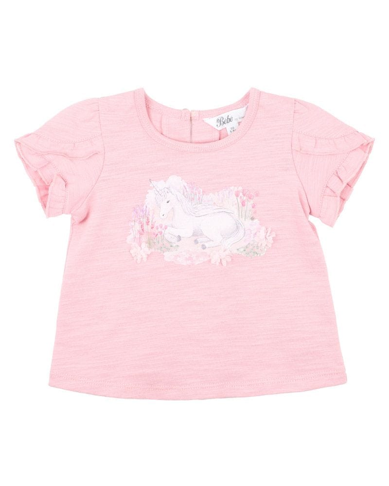 Bebe by Minihaha Girls Tee Florence Unicorn Tee