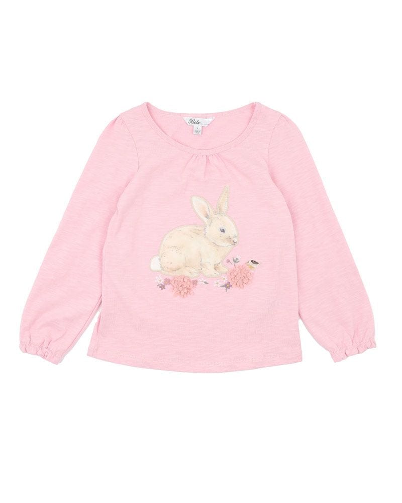 Bebe by Minihaha Girls Tee Flossy Bunny Tee