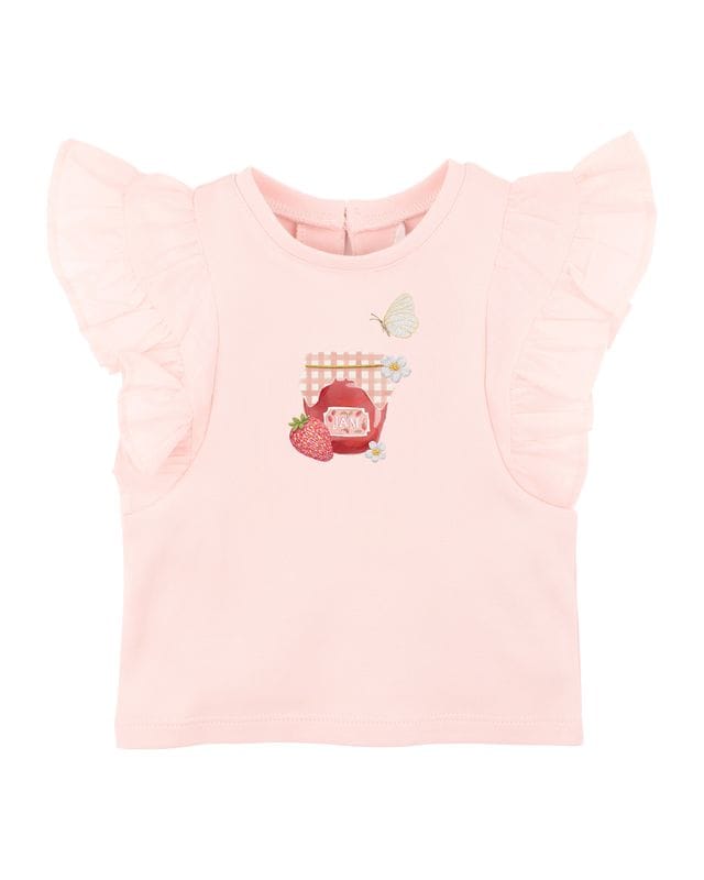 Bebe by Minihaha Girls Tee Poppy Organic Jam Tee