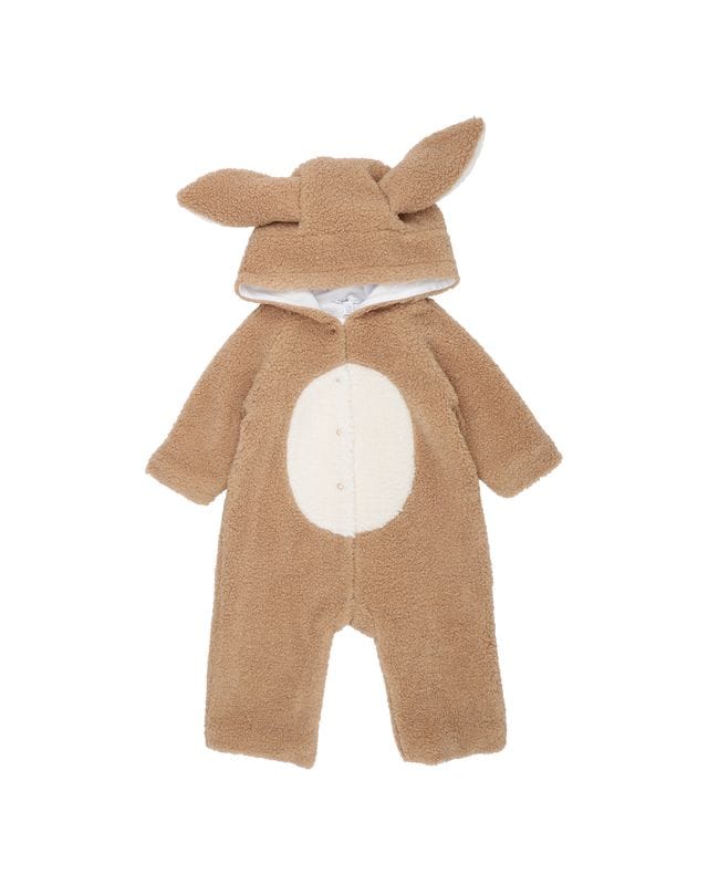 Bebe by Minihaha Unisex Onesie Latte Sherpa Romper