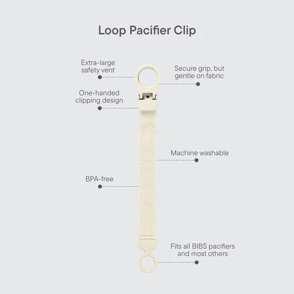 Bibs Baby Accessory BIBS Pacifier Clip Loop