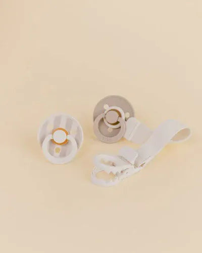 Bibs Baby Accessory Dummy & Loop Clip Gift Set