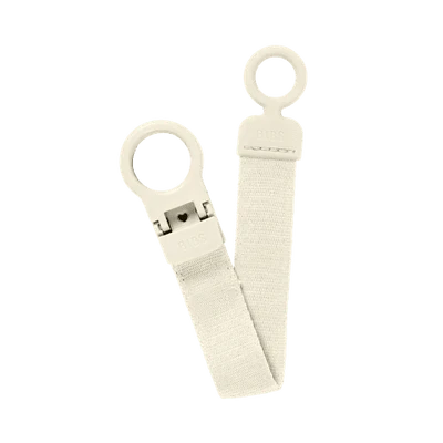 Bibs Baby Accessory Ivory BIBS Pacifier Clip Loop