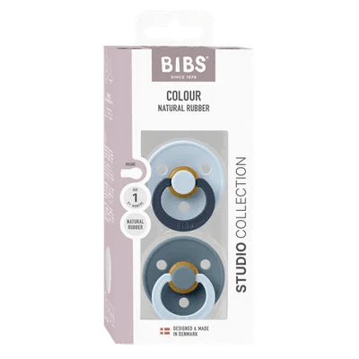 Bibs Baby Care Baby Blue/ Petrol BIBS Fusion Colour Size 1
