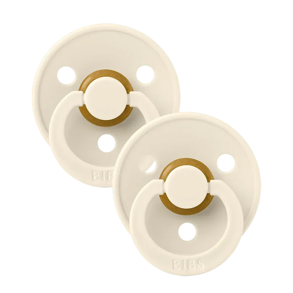 Bibs Baby Care Ivory BIBS Colour, Round 2 Pack - Size 3 (18M+)