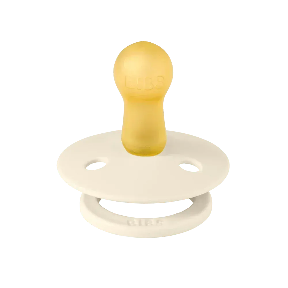 Bibs Baby Care Ivory BIBS Pacifier 2 Pack - Size 2 (6-18M)