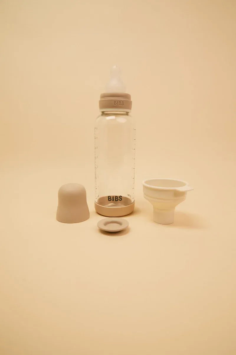 Bibs Baby Feeding GLOW Vanilla BIBS Bottle, BPA Free plastic 270ml Silicone