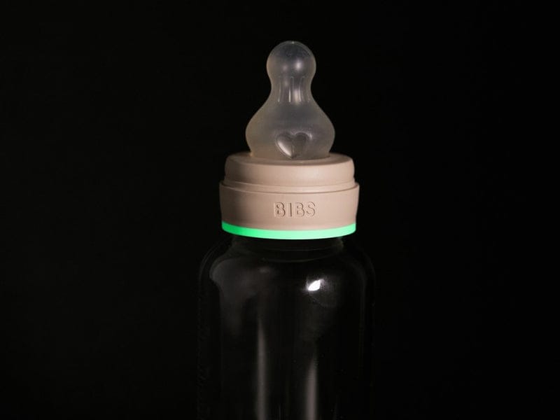 Bibs Baby Feeding GLOW Vanilla BIBS Bottle, BPA Free plastic 270ml Silicone