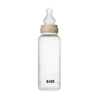 Bibs Baby Feeding GLOW Vanilla BIBS Bottle, BPA Free plastic 270ml Silicone