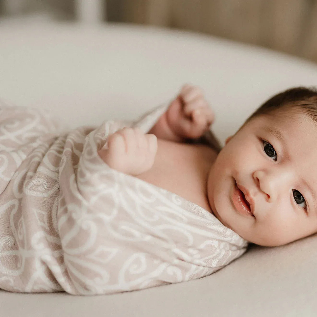 Bo & Ko Baby Accessory Blanket Koru Pēpi Wrap - Mauve