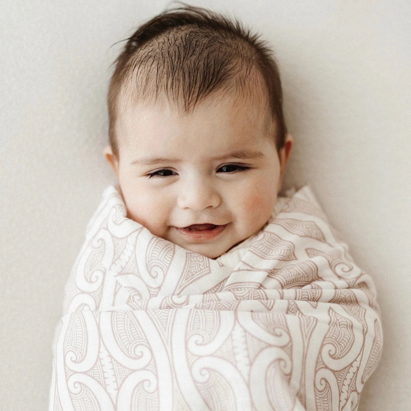 Bo & Ko Baby Accessory Blanket Mauve Te Pātiki Pēpi Wrap