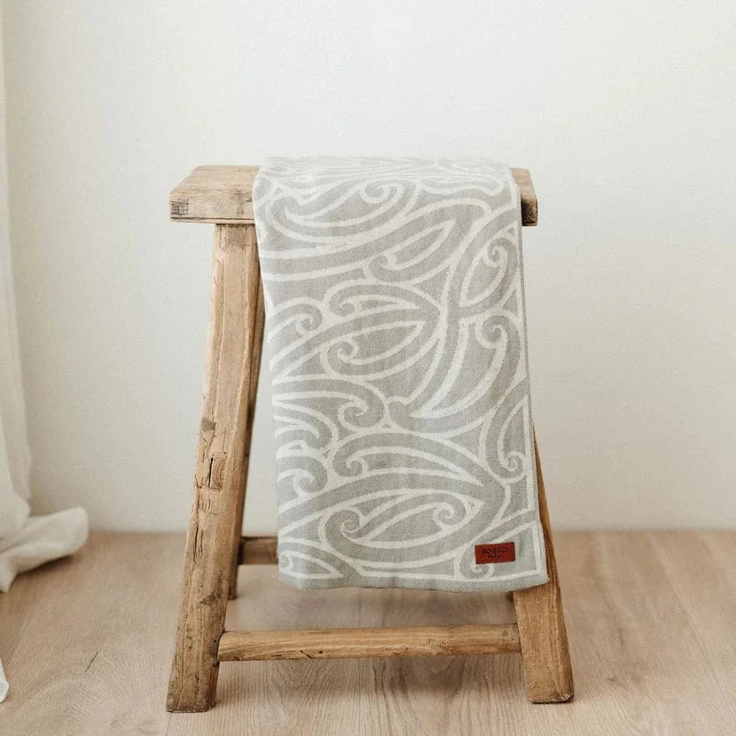 Bo & Ko Baby Accessory Blanket Mohimohi Woven Pēpi Blanket - Huruwhenua