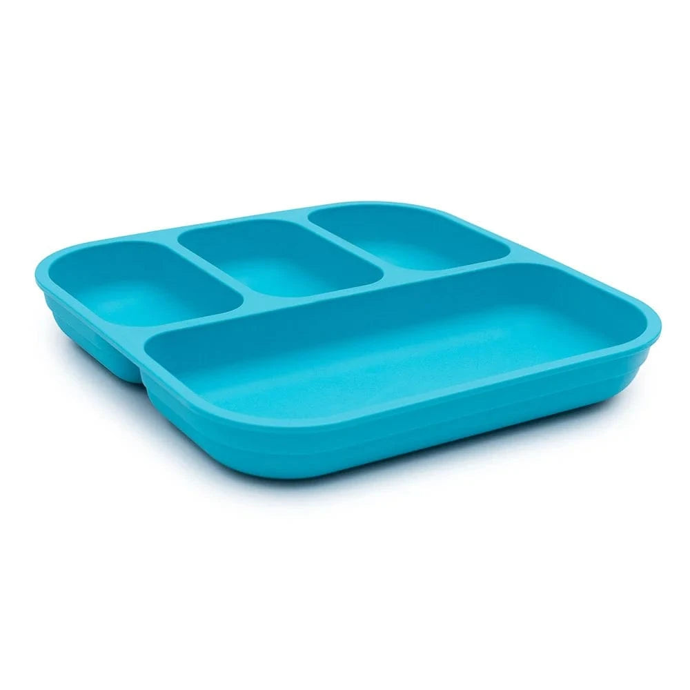 Bobo&Boo Accessory Feeding Plant Based Divided Plate - Blue