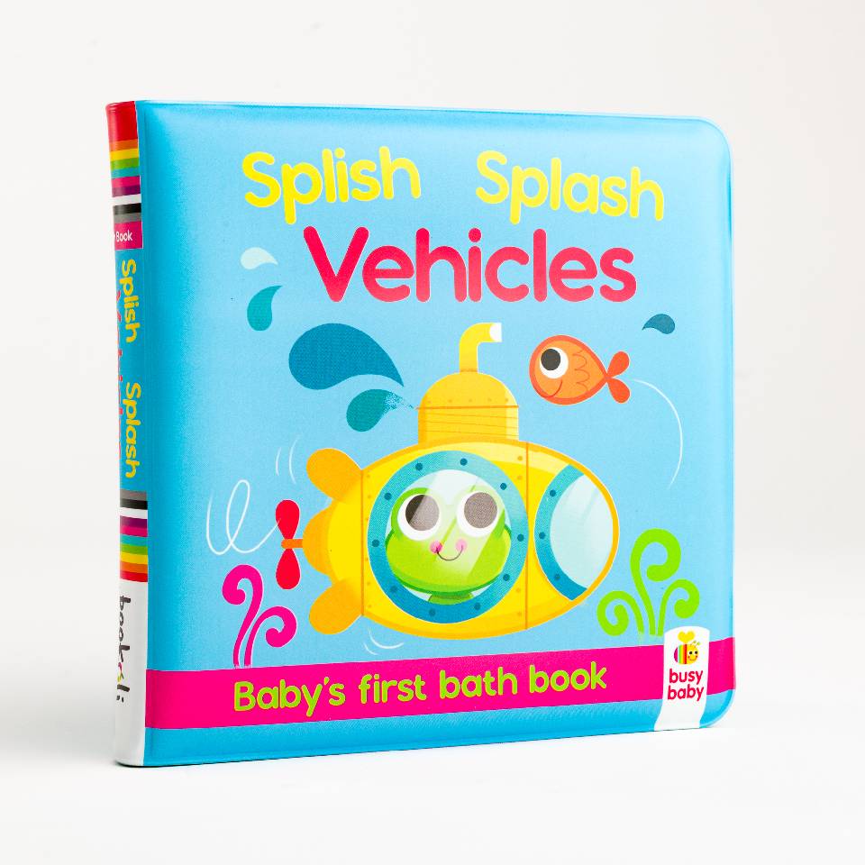 Bookoli Childrens Books Colour Magic Splish Splash Vehicles Bath Book