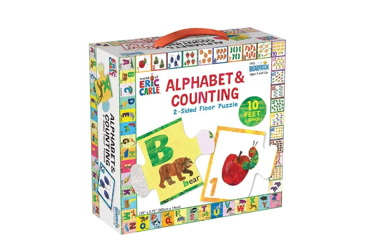 Briarpatch Toys The World Of Eric Carle 2 Sided Alphabet and Counting Puzzle