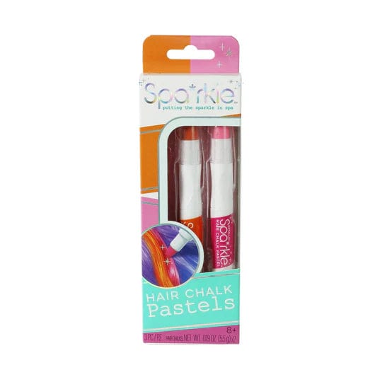 Bright Stripes Accessory Hair Orange/Pink Hair Chalk Pastels 2 Pack