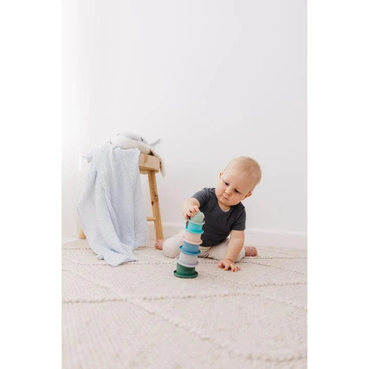 Bubble Bath Toys Silicone Stacking Cups