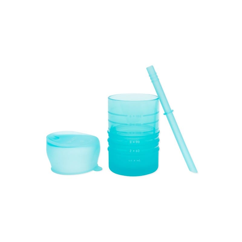 Bumkins Accessory Feeding Bumkins Silicone Straw Cup with Lid