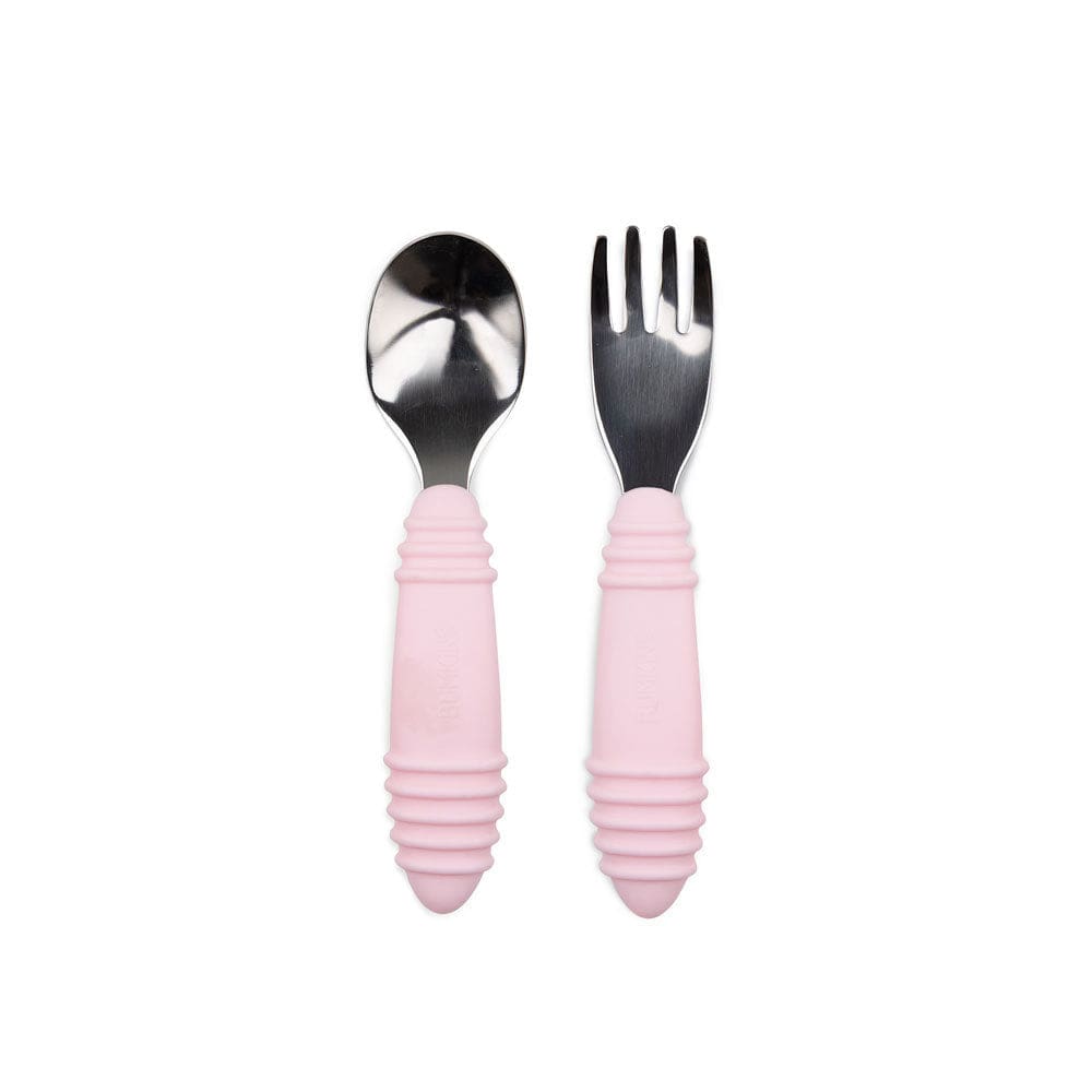 Bumkins Accessory Feeding Bumkins Spoon and Fork - Pink