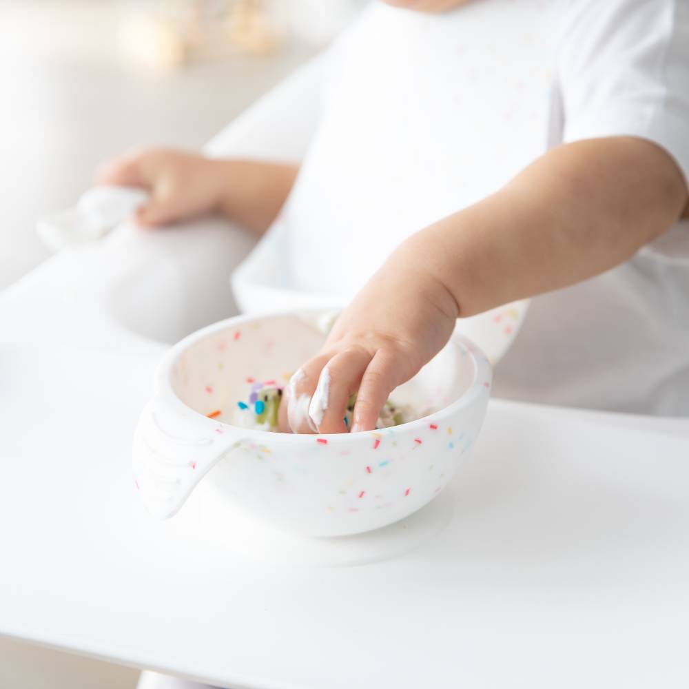 Bumkins Accessory Feeding First Feeding Set - Vanilla Sprinkle