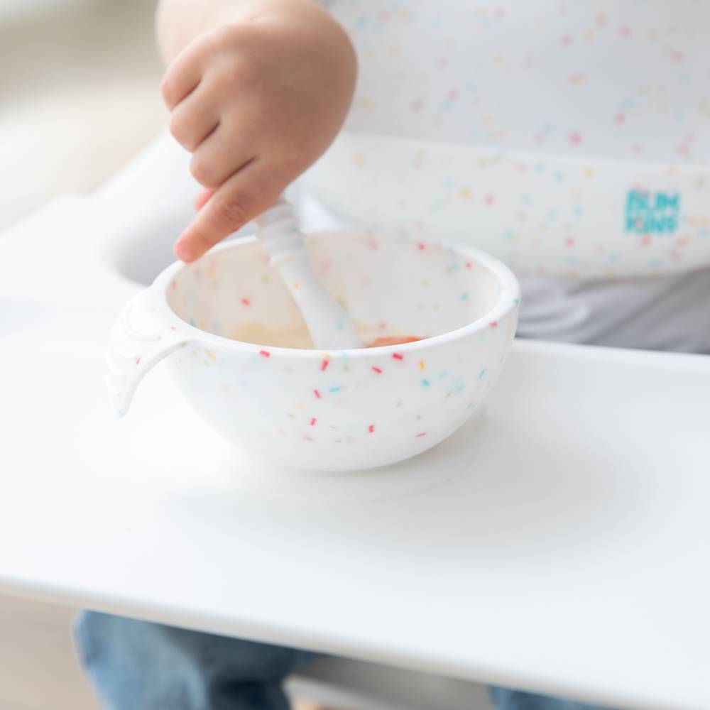 Bumkins Accessory Feeding First Feeding Set - Vanilla Sprinkle