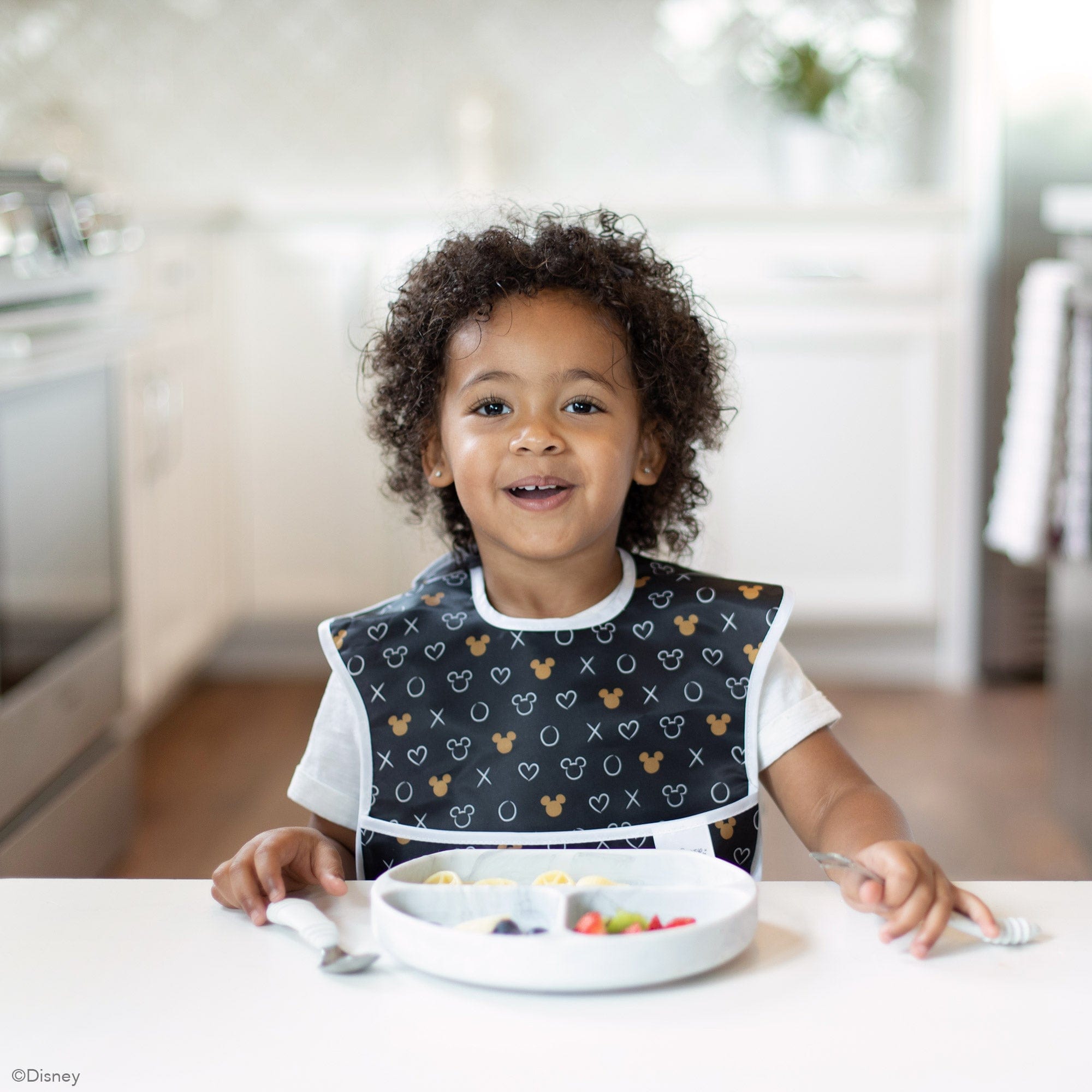 Bumkins Accessory Feeding Silicone Grip Dish - Marble