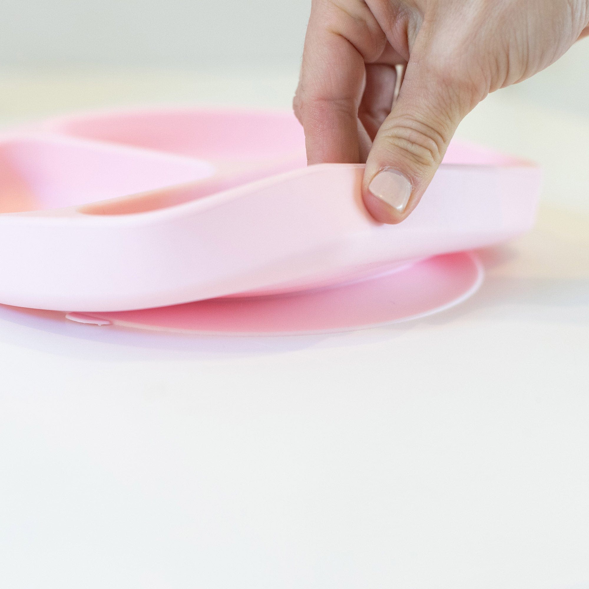 Bumkins Accessory Feeding Silicone Grip Dish - Pink