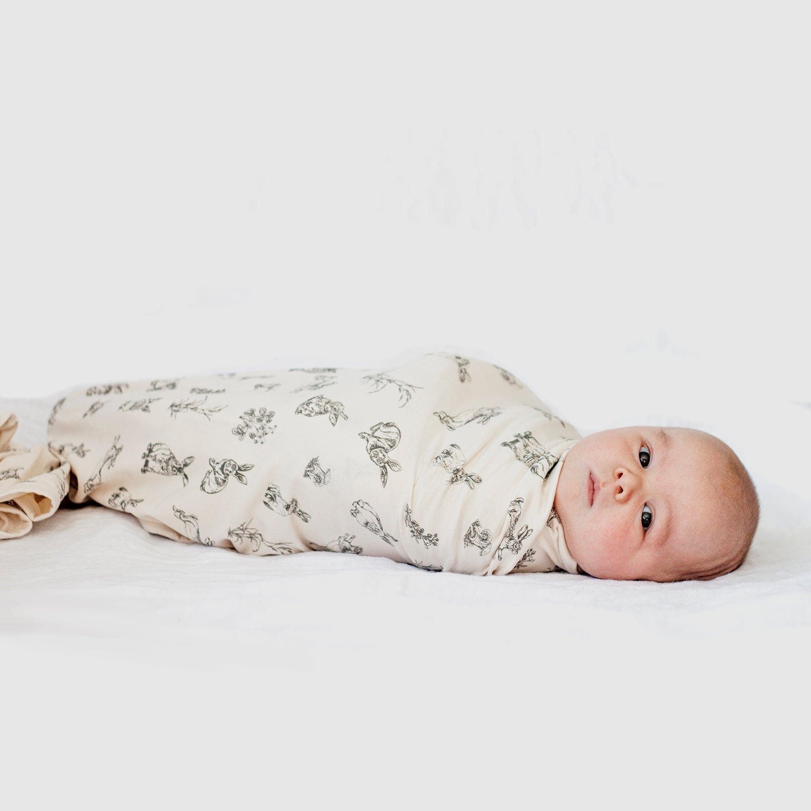 Burrow & Be Accessory Blanket Baby Swaddle - Almond Burrowers