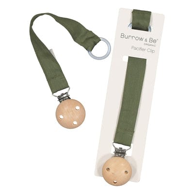 Burrow & Be Baby Accessory Olive Essentials Pacifier Clip